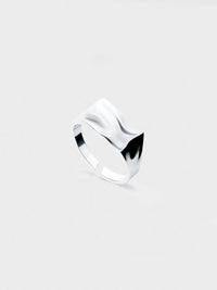 Ripple Signet Ring