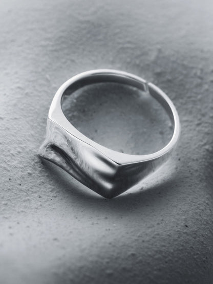 RIPPLE SIGNET SET IN SILVER - VARCCI