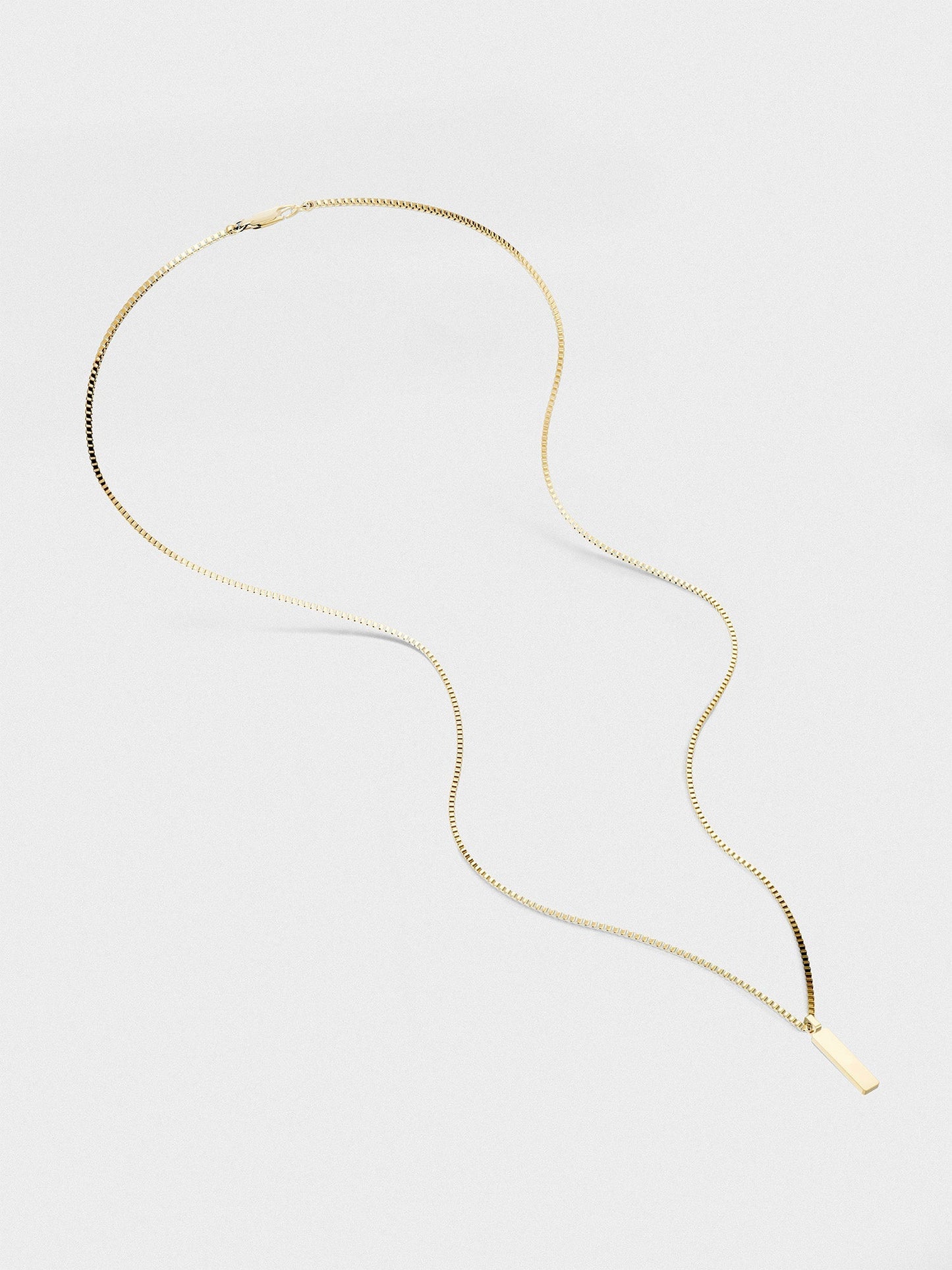 VARCCI BOX PENDANT NECKLACE