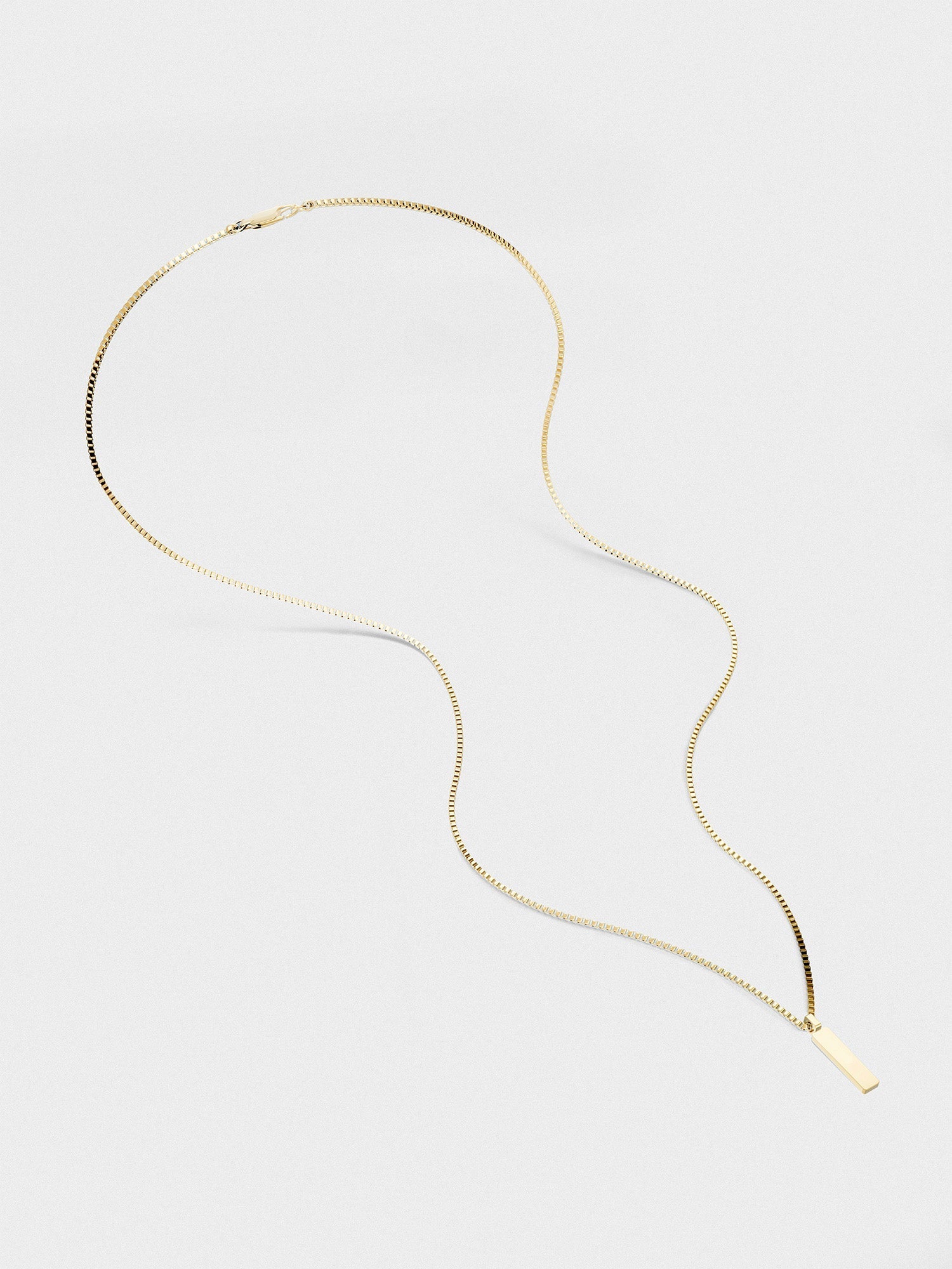 VARCCI BOX PENDANT NECKLACE