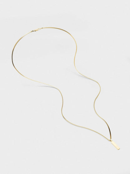 VARCCI BOX PENDANT NECKLACE