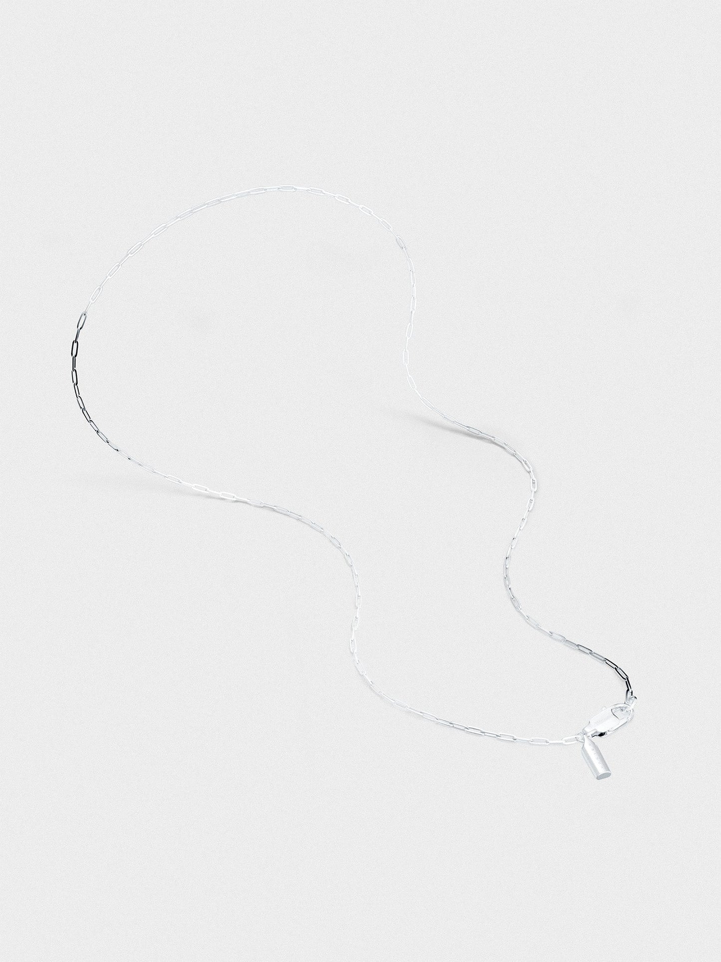 CLIP CHAIN NECKLACE IN SILVER - VARCCI