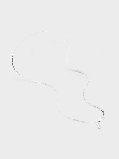 CLIP CHAIN NECKLACE IN SILVER - VARCCI