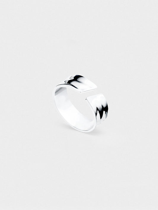 EXKLUSIVER UNISIZE RING IN SILBER - VARCCI