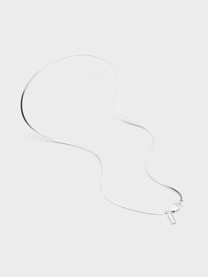 OCTAGON CHAIN NECKLACE IN SILVER - VARCCI