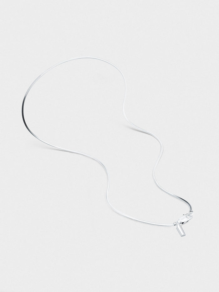 OCTAGON CHAIN NECKLACE IN SILVER - VARCCI