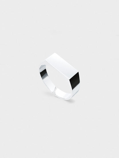 UNISIZE SIGNET RING IN SILVER - VARCCI