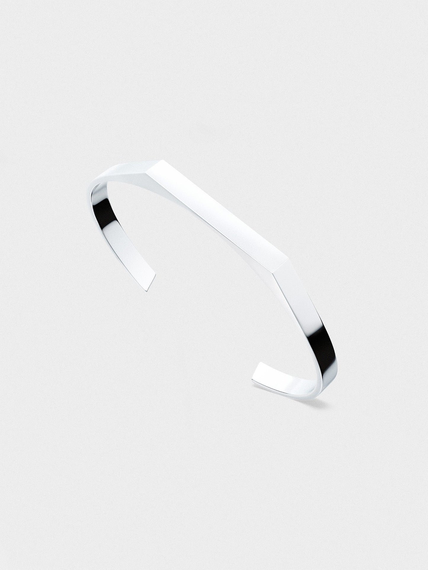 UNISIZE SIGNET CUFF IN SILVER - VARCCI
